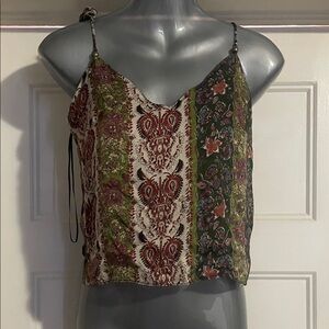 Zara Multicolor Patchwork Camisole